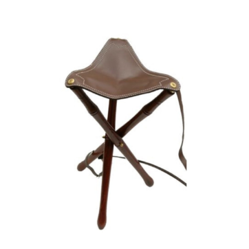 Trikojė medinė kėdutė, klasikinio dizaino tamsiai ruda 75cm 68270080