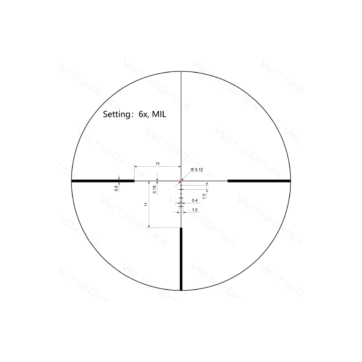 Optinis Taikiklis 1-6x24I X6 SCOC-44 Continental Fiber Vector Optics 3 5
