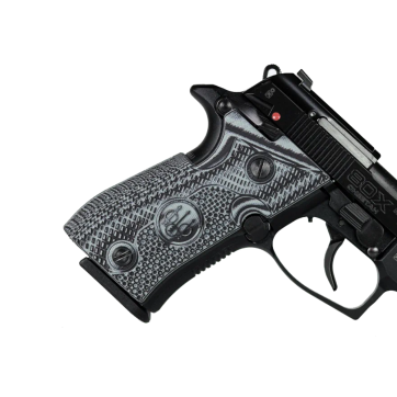Keičiamos rankenos 80X pistoletams G10 BERETTA juodatamsiai pilka E03780 (3)