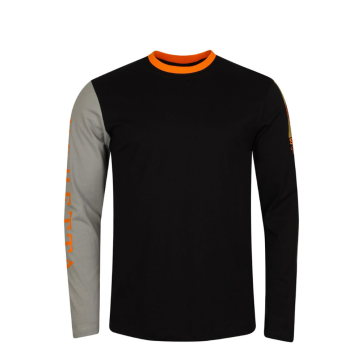 Marškinėliai Victory LS juoda ir oranžinė BERETTA TS352T15570945 (4)