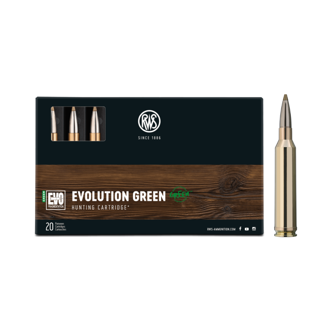 ŠOVINIAI RWS 7 mm Rem. Mag. EVO GREEN 8.2g127gr 870ms 2318545