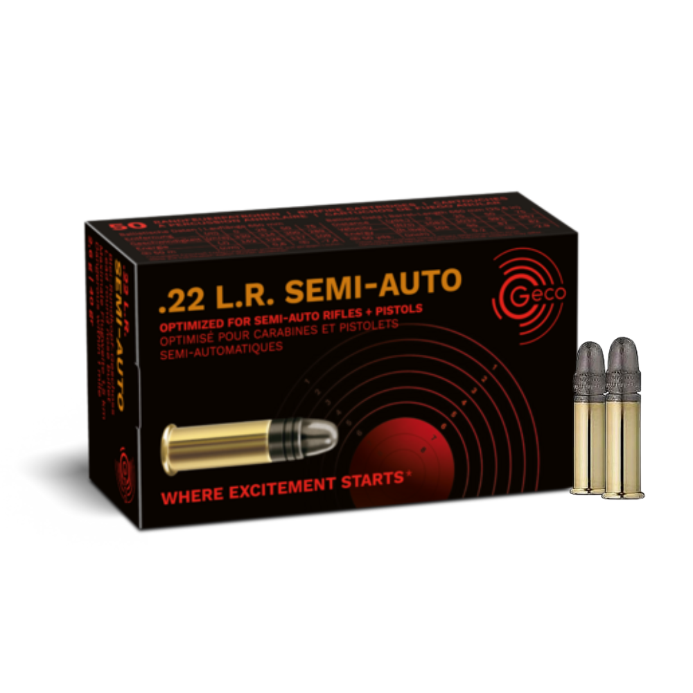 ŠOVINIAI GECO SEMI-AUTO .22 LR 2.6 g/40 gr 2318599