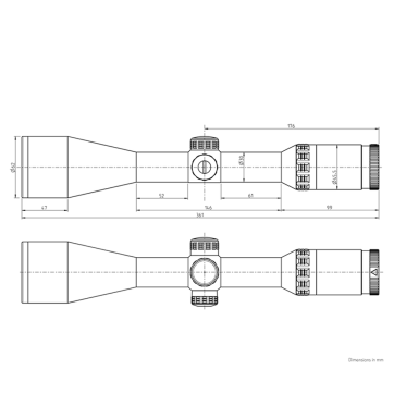 Optinis Taikiklis Kahles Helia 2.4-12x56i Abs. G4B 10626