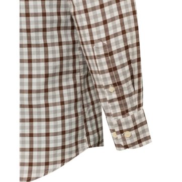MARŠKINIAI BRYGGEN SHIRT BERETTA Grey and Brown check