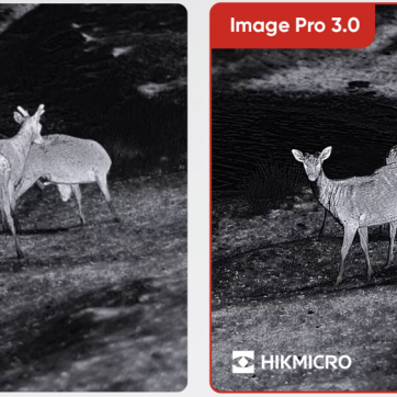 Multispektriniai žiūronai HIKMICRO HABROK Pro HQ50LN su tolimačiu