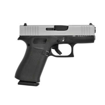 GLOCK 43X FS/Silver slide PR R/FS pistoletas 9x19mm