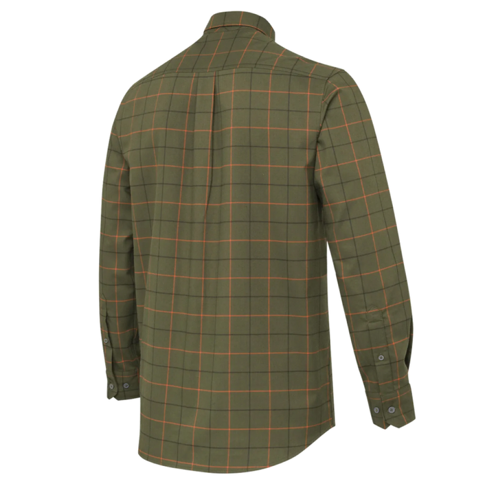 MARŠKINIAI Jargo Stretch Shirt Green Pumpkin Check BERETTA