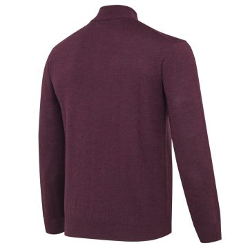 DŽEMPERIS Merino Half Zip Sweater Cordovan Spirit BERETTA