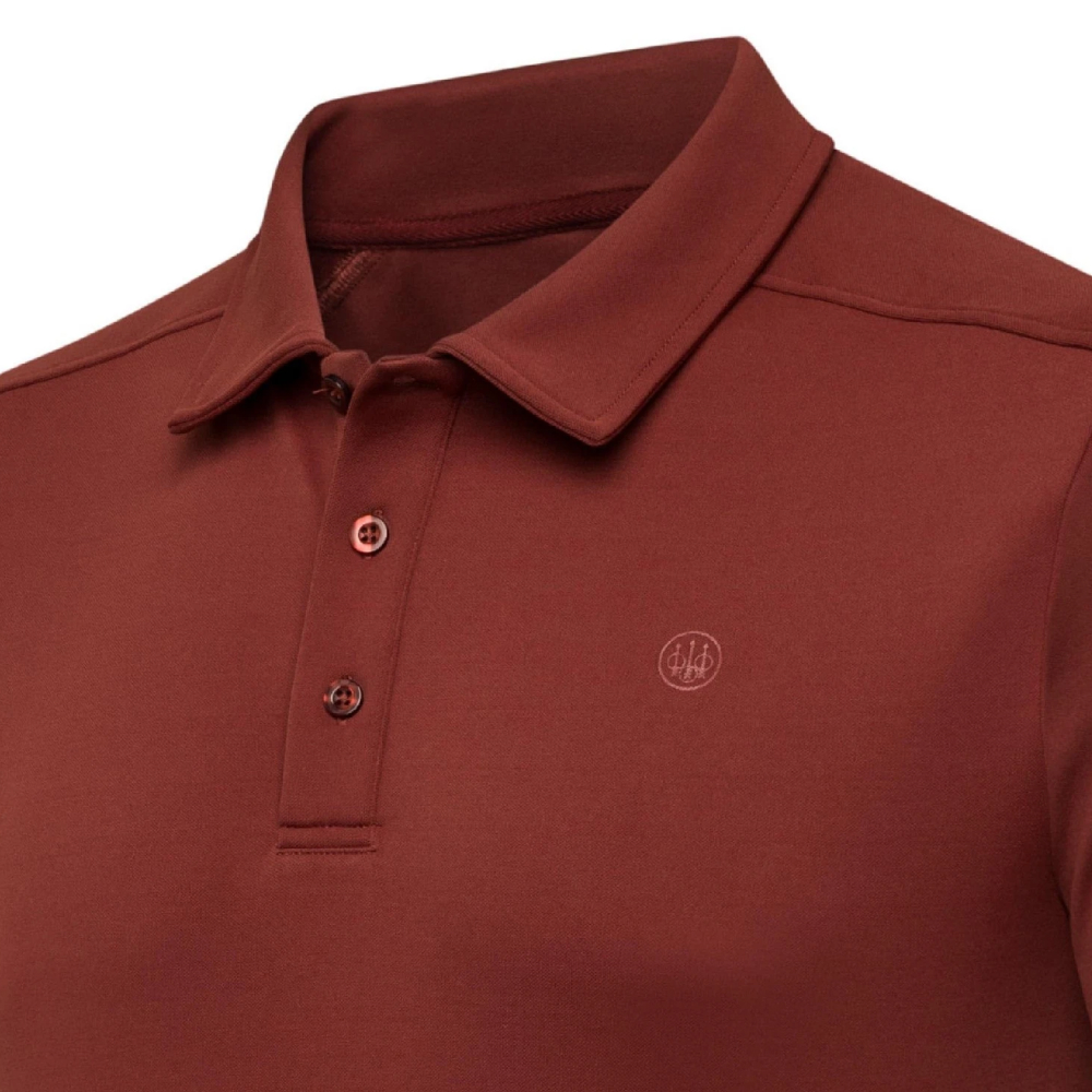 MARŠKINĖLIAI BERETTA Champion's Edge Polo Madder Ruda