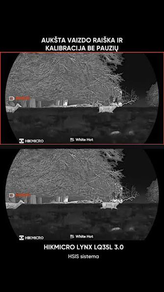 HIKMICRO NEOS NH25L Termovizorinis taikiklis su tolimačiu