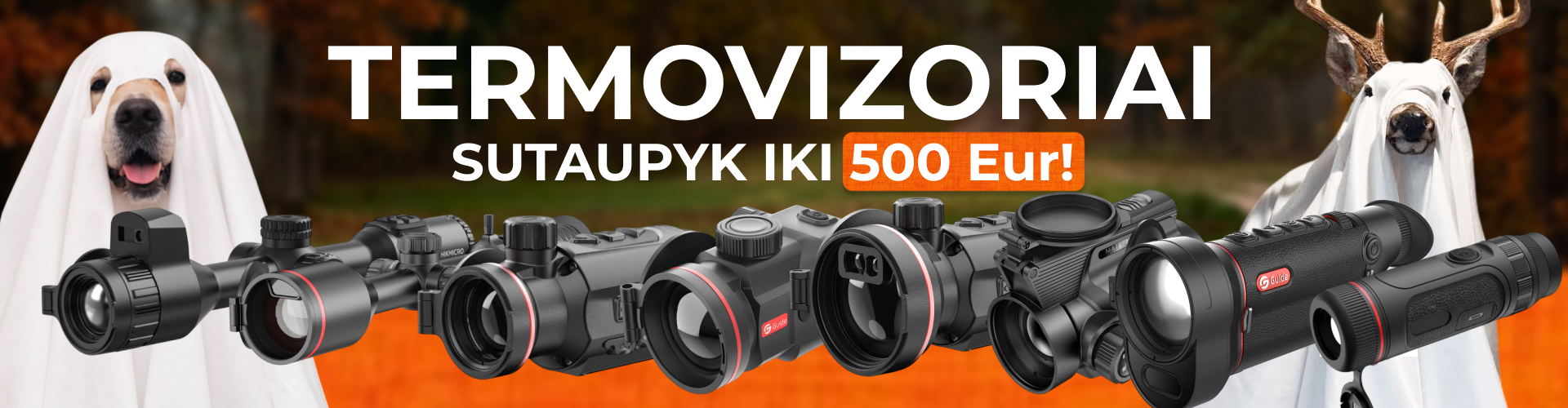 Nuolaidos HIKMICRO, InfiRay, Guide, Nocpix, Pulsar